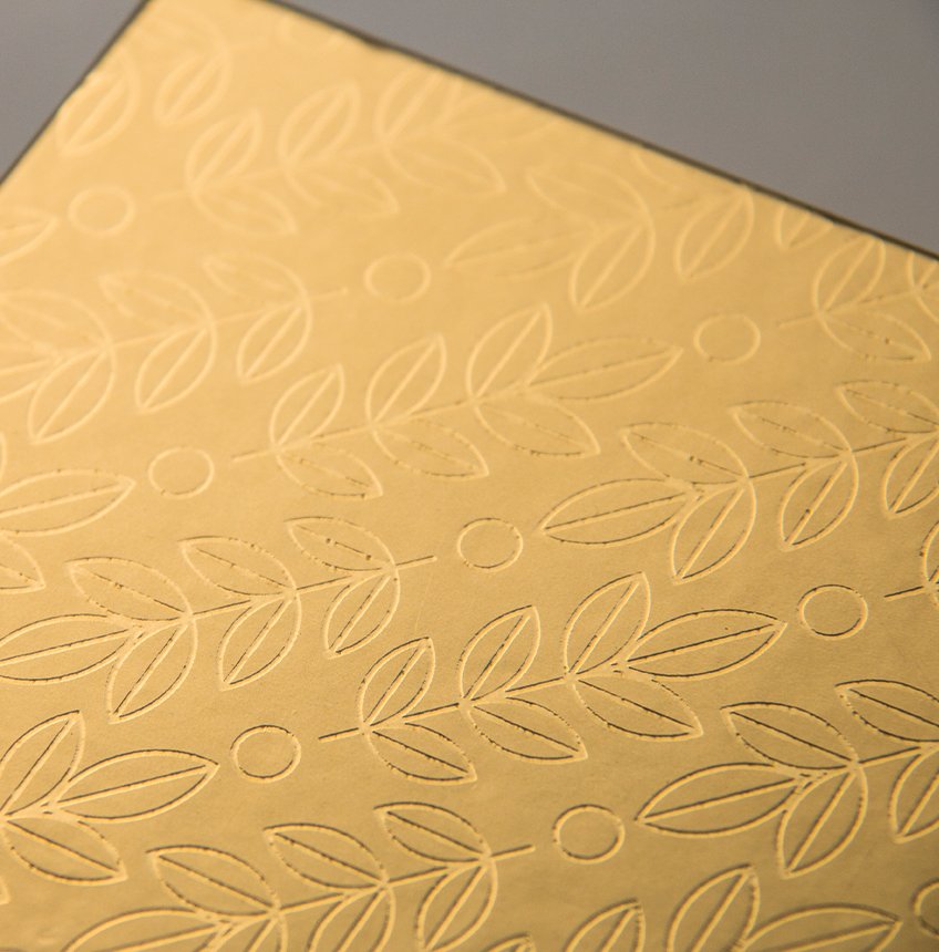 Chocolate Box in Gold 
