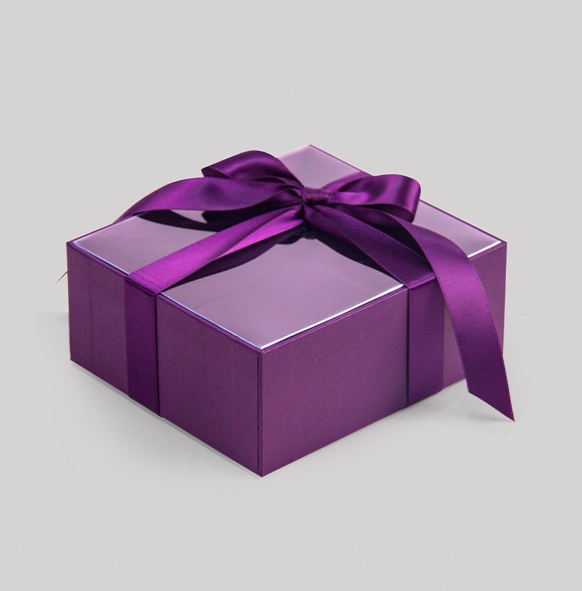 Chocolate Box with Clear Lid