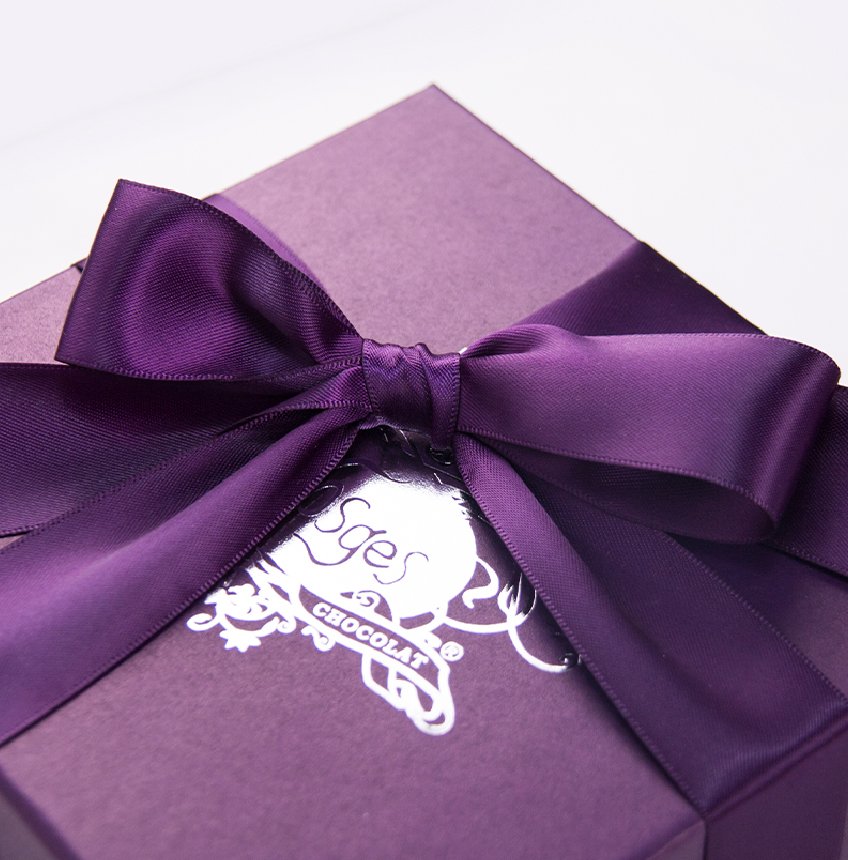 Chocolate Box with Clear Lid