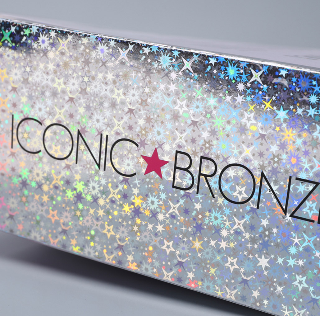Paper Box with Shiny Holographic Design