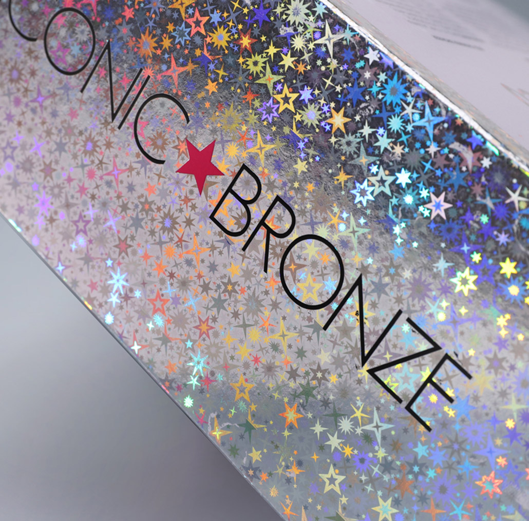 Paper Box with Shiny Holographic Design
