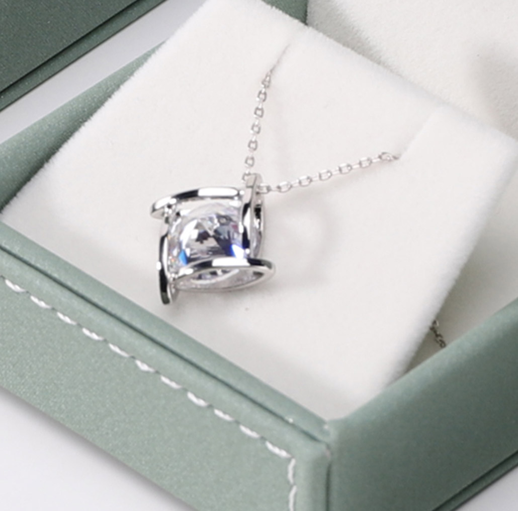 Luxury Jewelry Box with Stitching