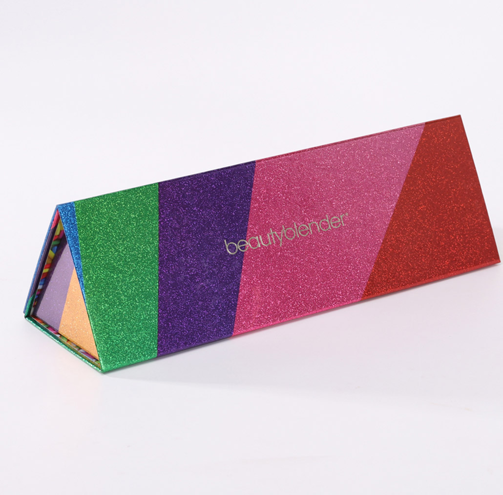 Foldable Triangle Shaped Gift Box