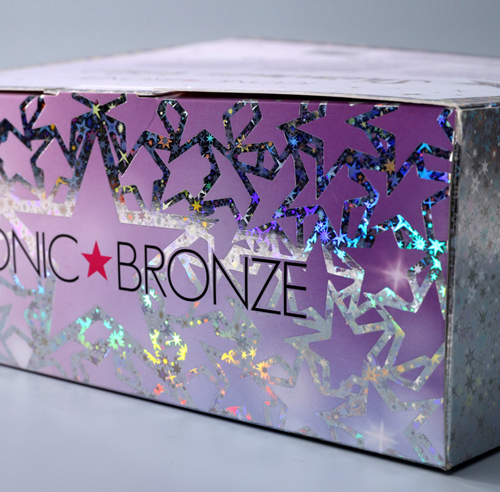 Paper Box with Shiny Holographic Design