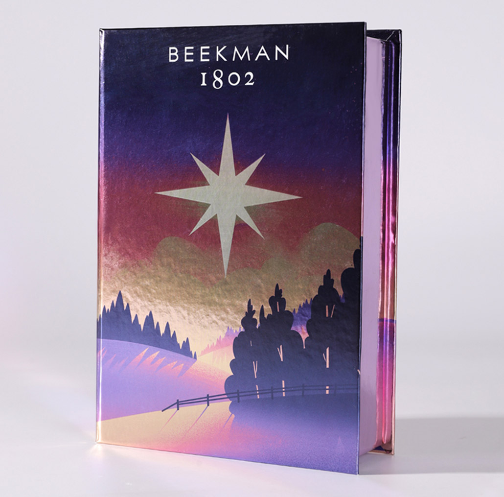 Gift Box with UV Printing on Metallic Paper