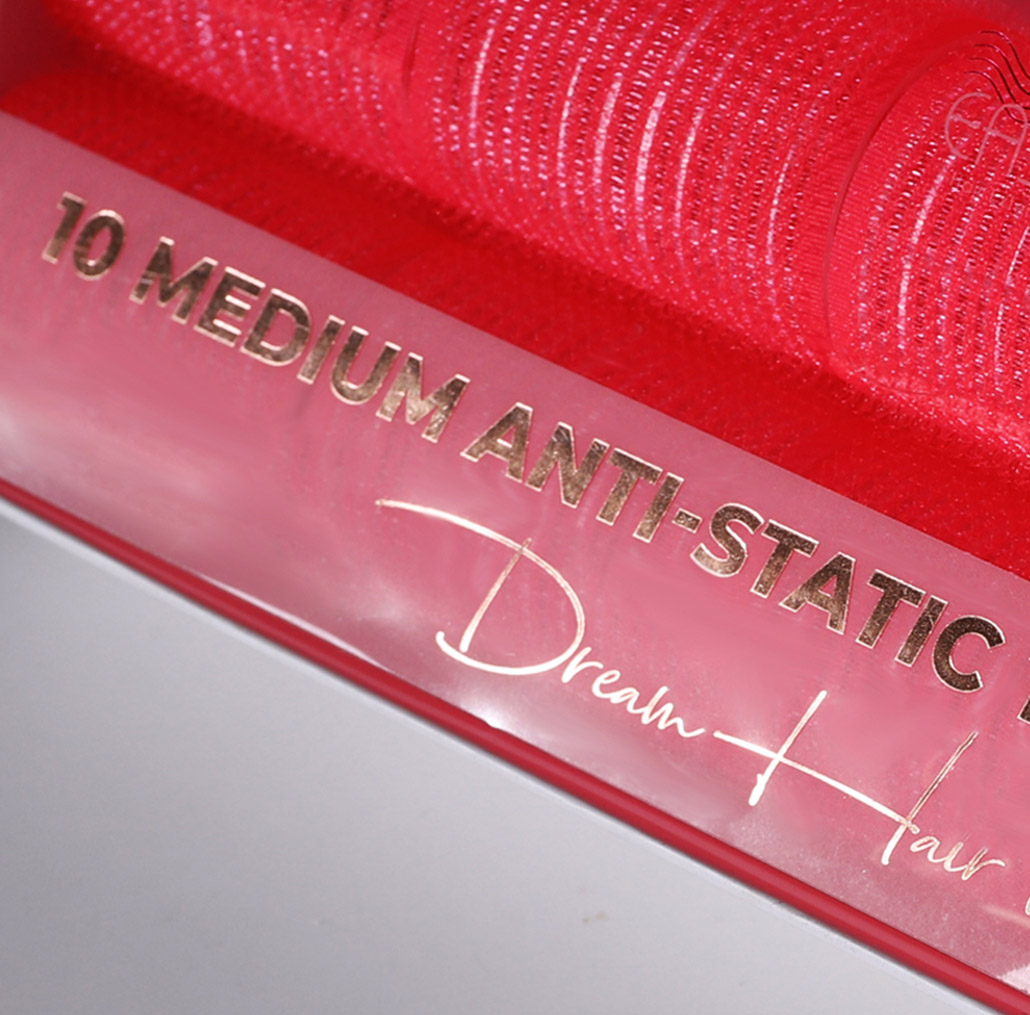 Gold Foil on Clear Sleeve