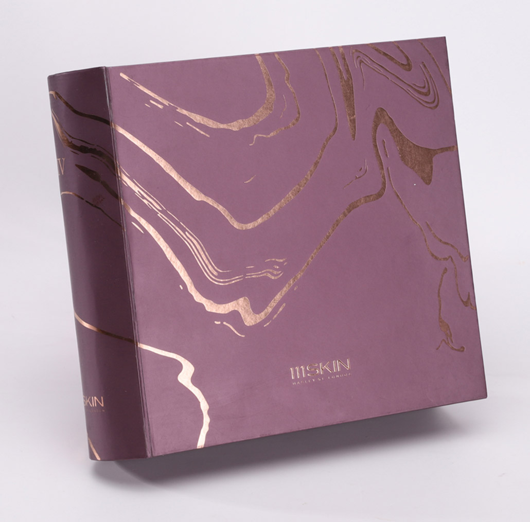 High End Gift Box with Soft Touch and Gold Foil
