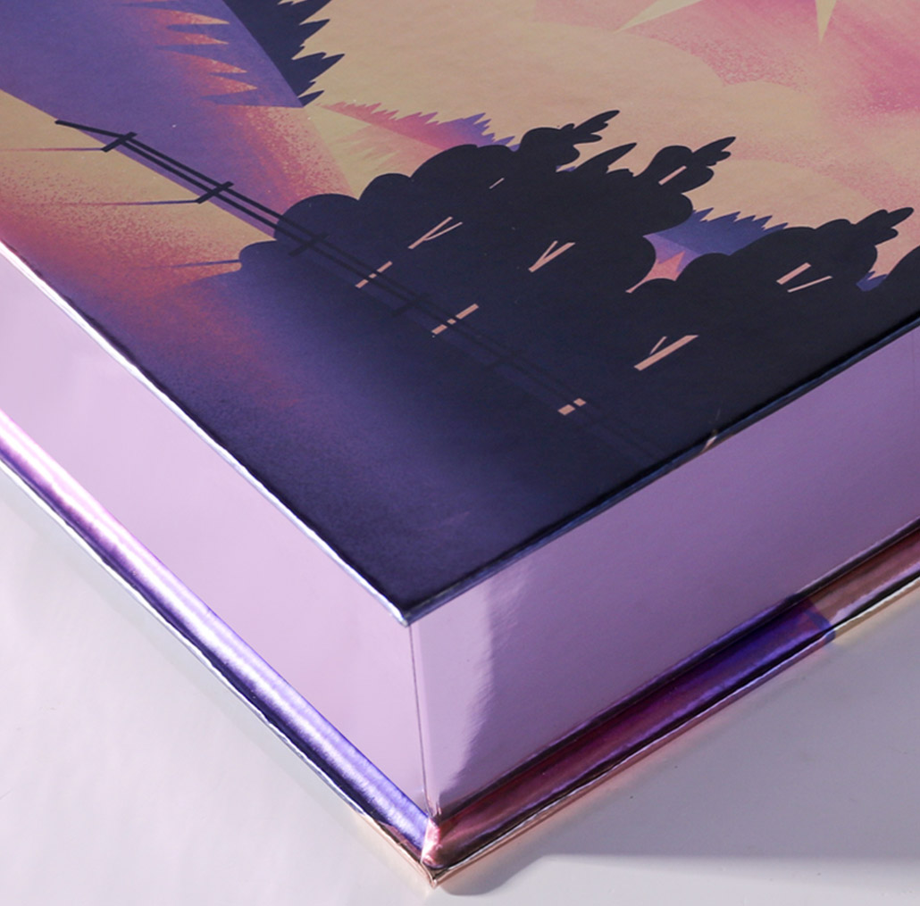 Gift Box with UV Printing on Metallic Paper