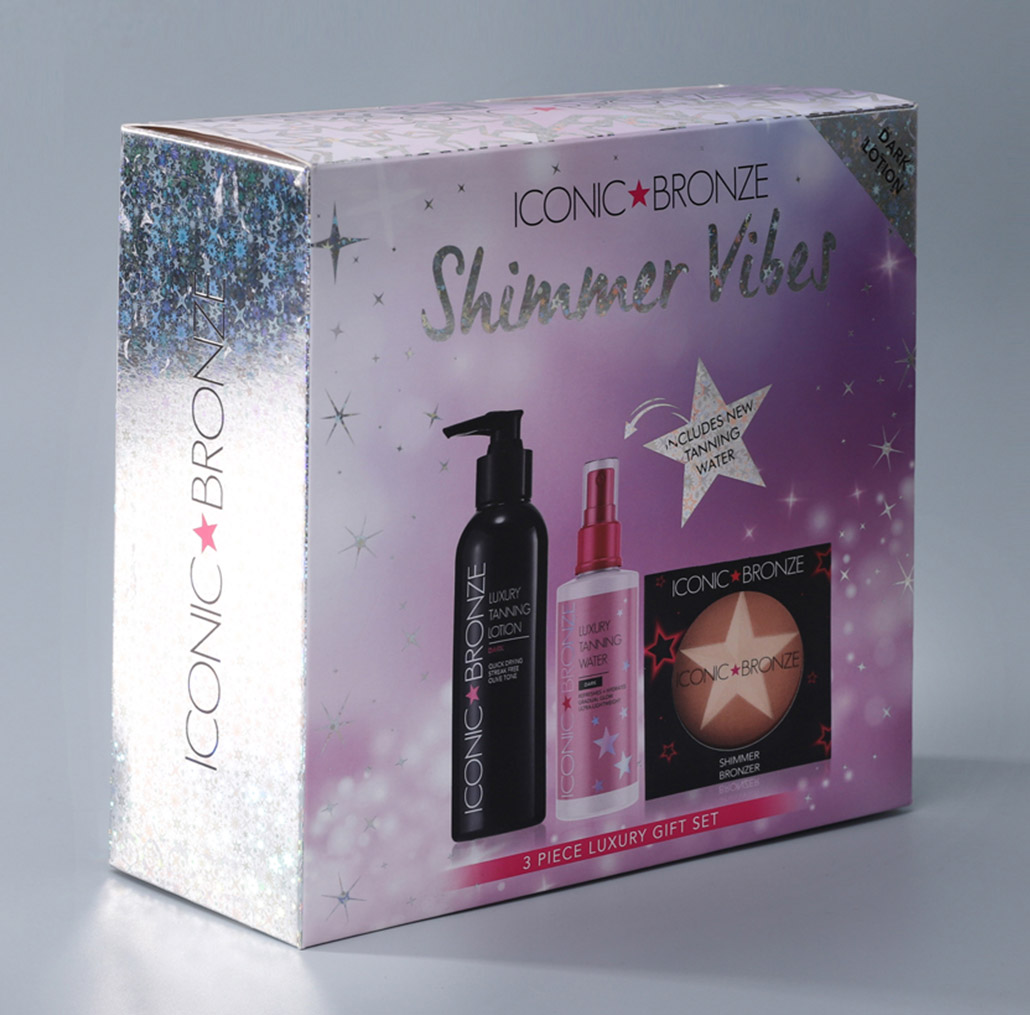 Paper Box with Shiny Holographic Design