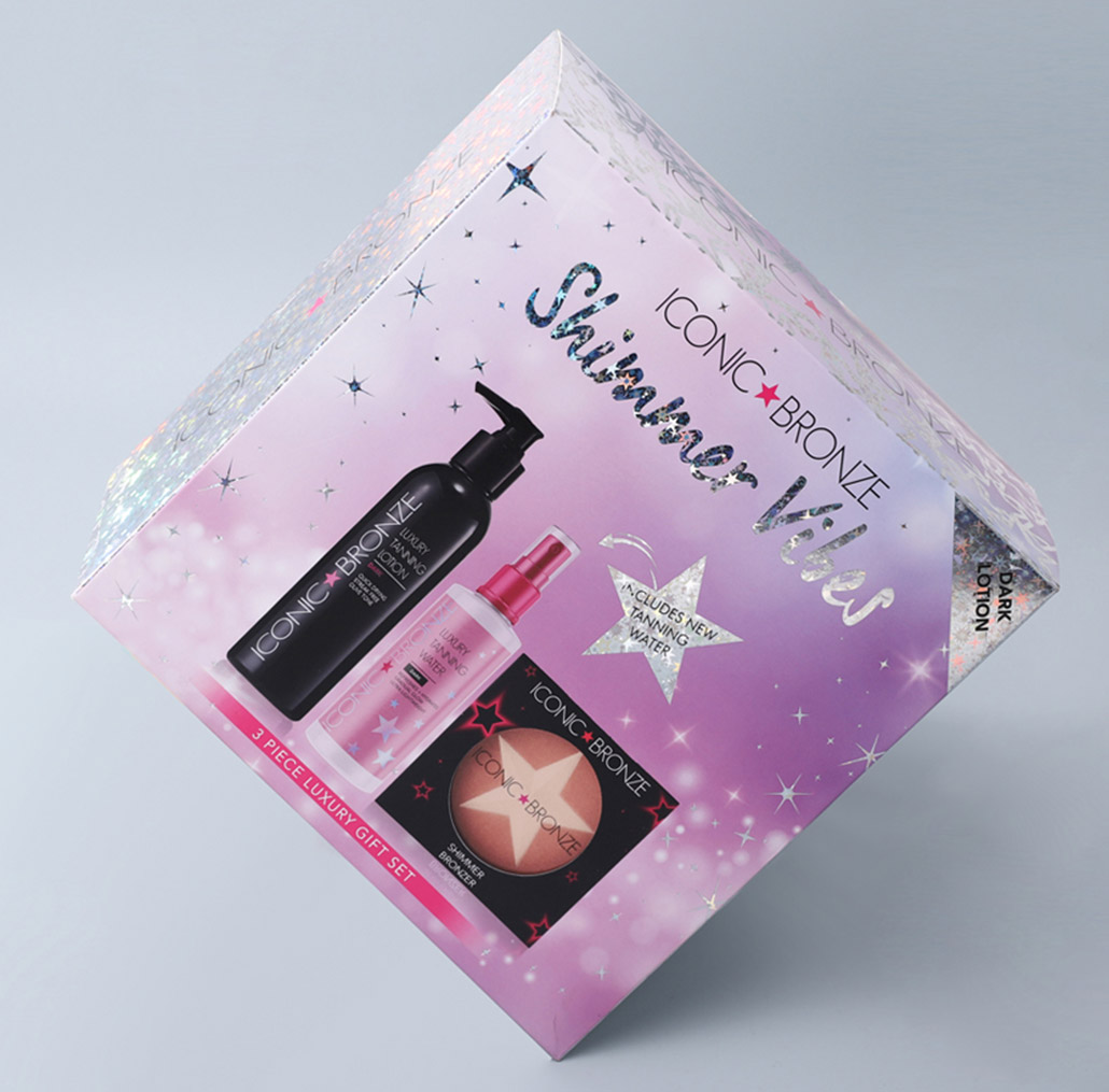 Paper Box with Shiny Holographic Design