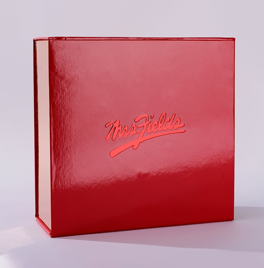 Red Foil Hot Stamping on Red Box