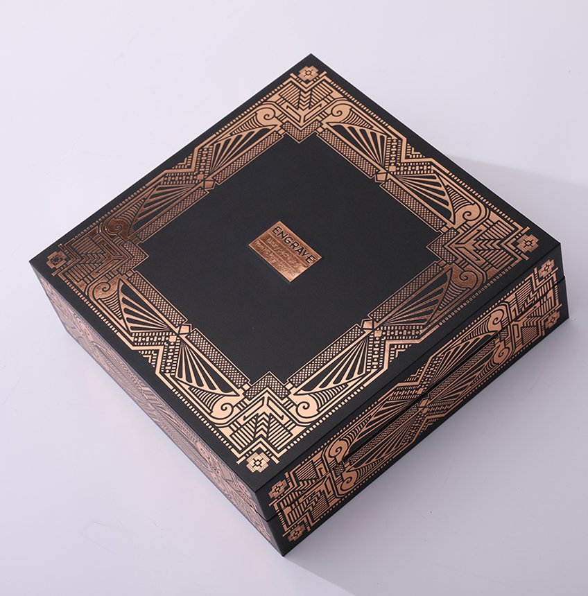 Luxury Gift Box with Gold Foil Covered