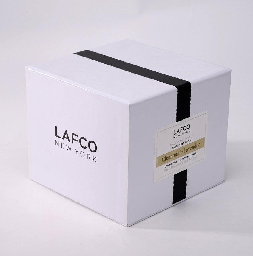 Candle Box with Fake Ribbon Embossed