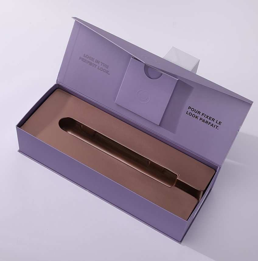One Piece Gift Box for Hair Curler with Magnet Closure