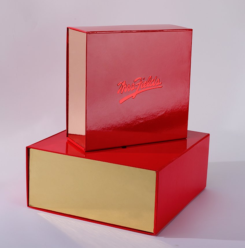 Red Foil Hot Stamping on Red Box