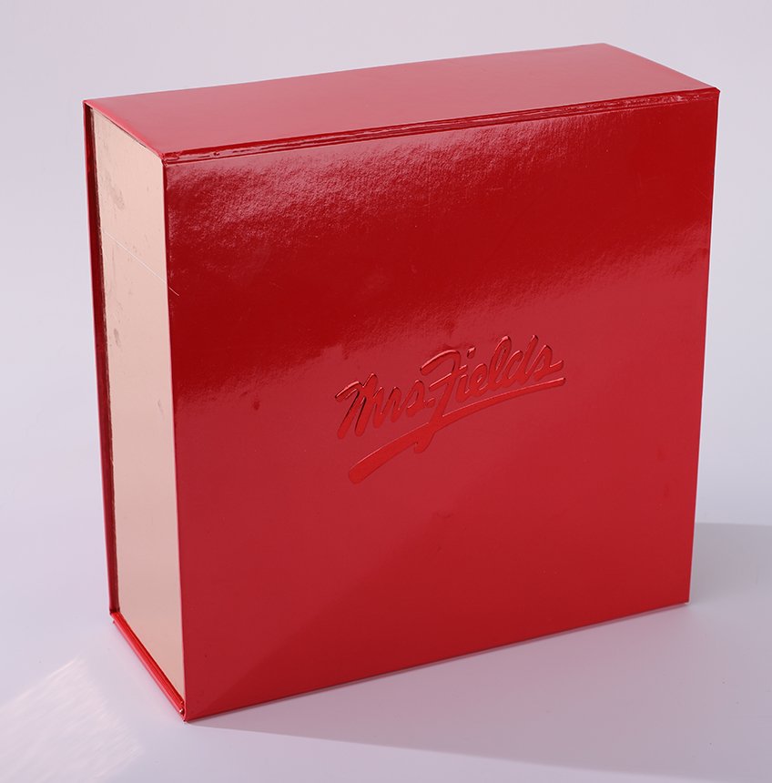 Red Foil Hot Stamping on Red Box