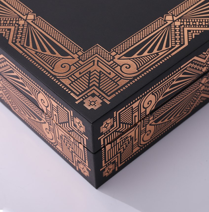 Luxury Gift Box with Gold Foil Covered
