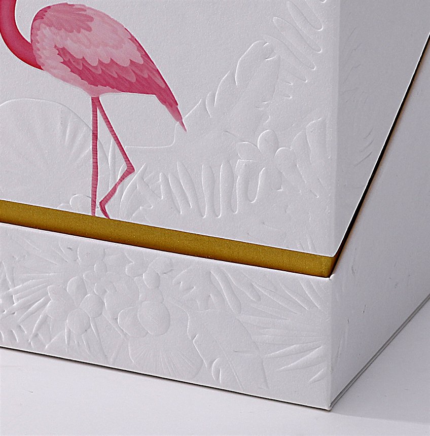 High Build Embossing on Gift Box