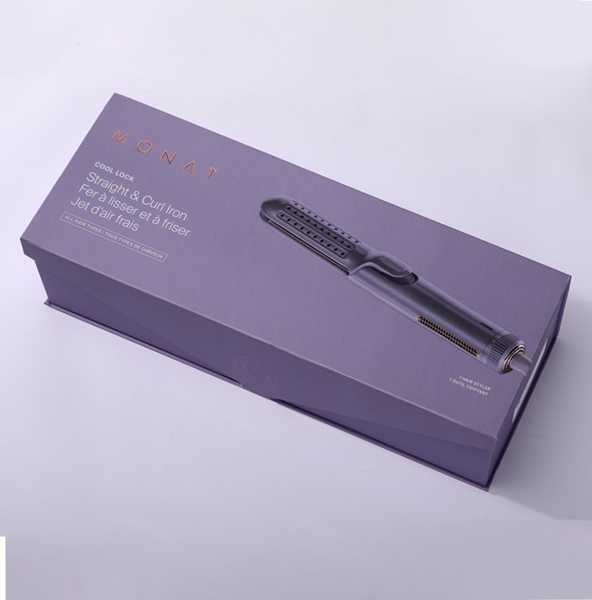 One Piece Gift Box for Hair Curler with Magnet Closure