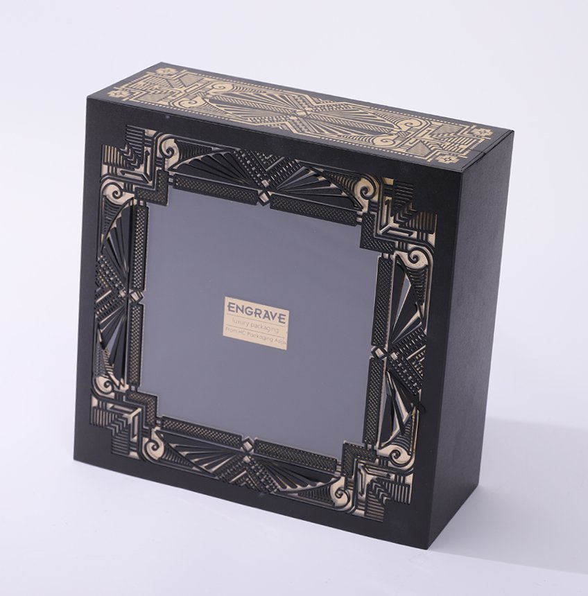 Gift Box with Patterns by Laser Cut