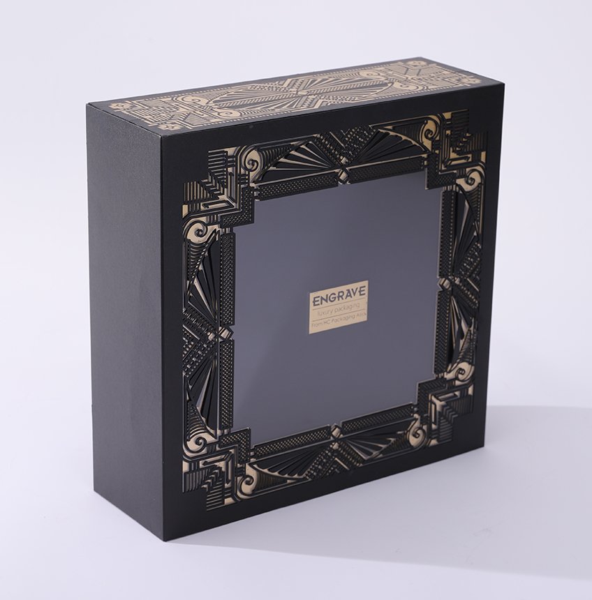 Gift Box with Patterns by Laser Cut