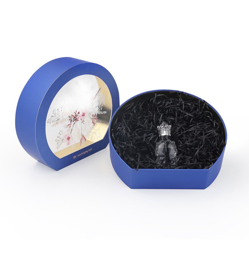 Round Box for Perfume by UV Printing