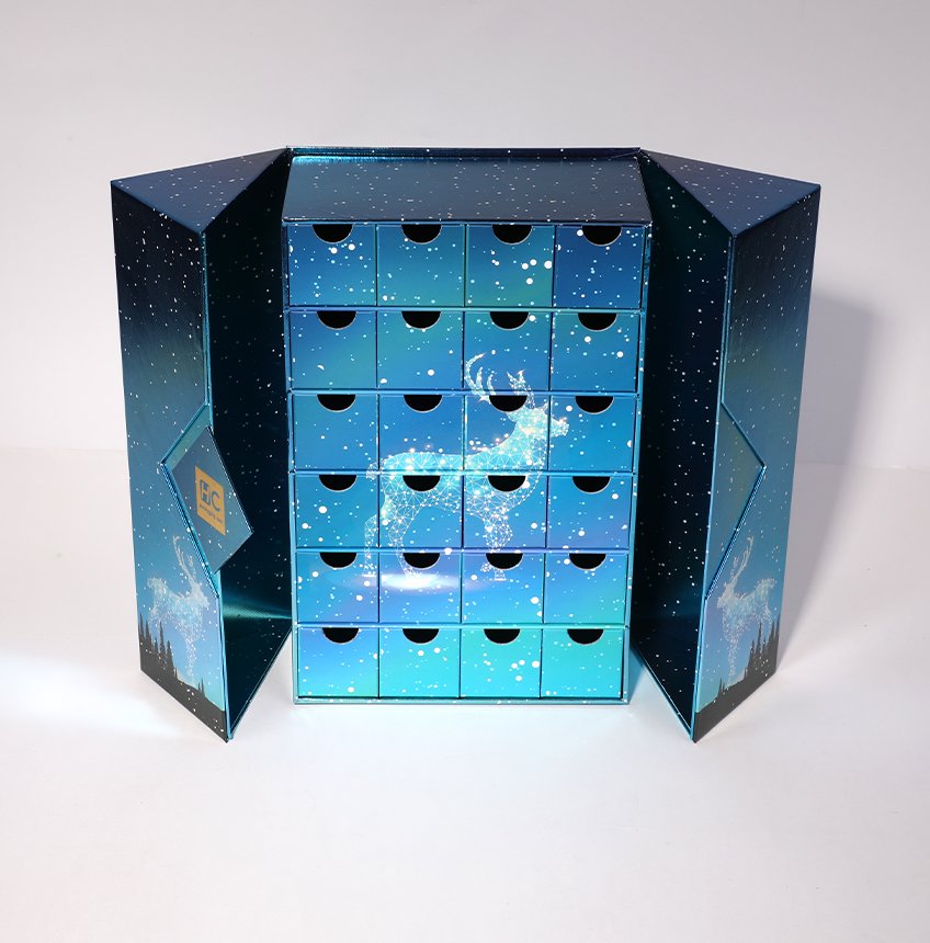 Christmas Calendar with 24 Drawers