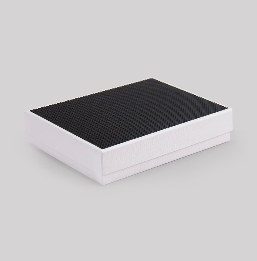 Two Piece Chocolate Box with Textures