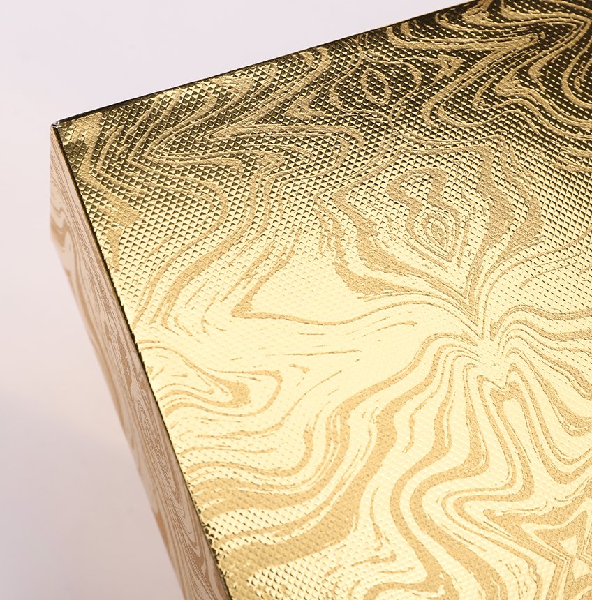 Gold Box with Patterns