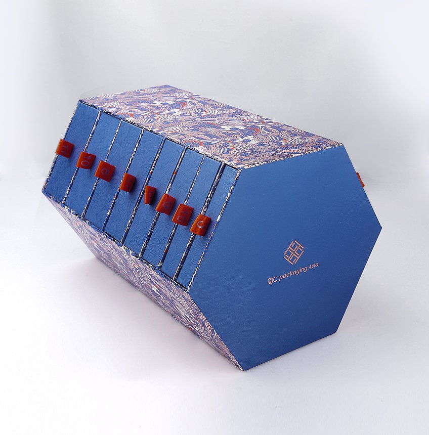 Pentagon Box with Drawers