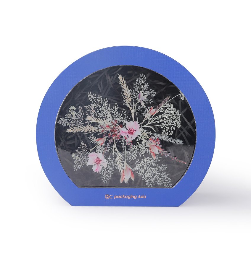 Round Box for Perfume by UV Printing