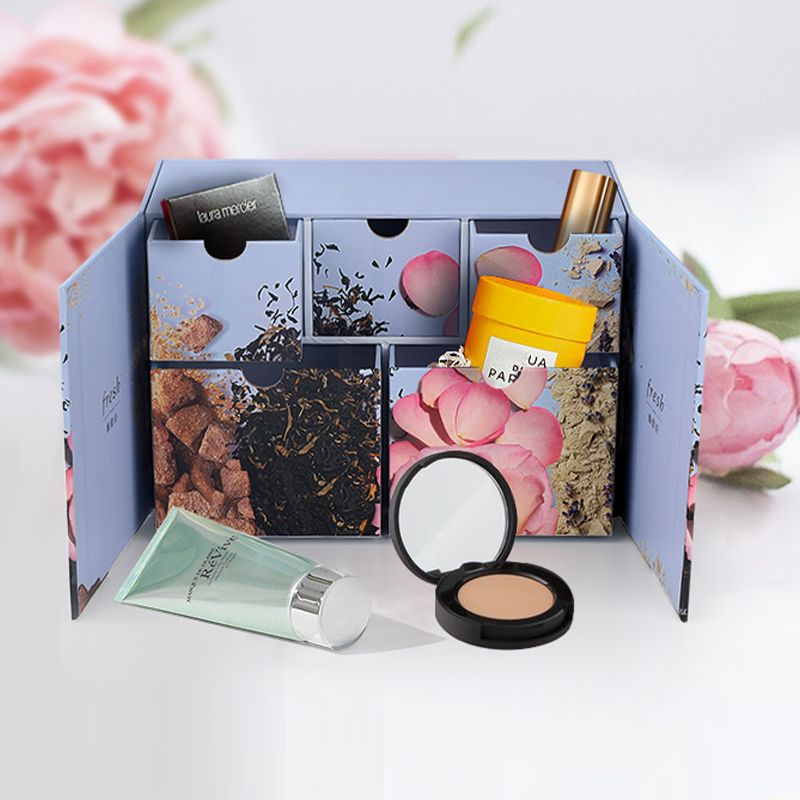 3-layer drawer luxury calendar packaging box 