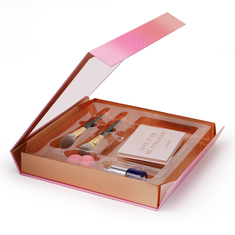 Makeup brushes Magnetic Box box with clear window