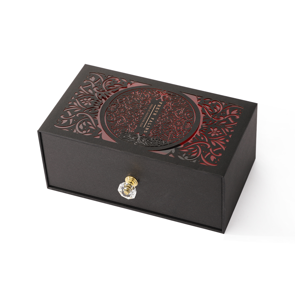 High-End Black Perfume Box Packaging