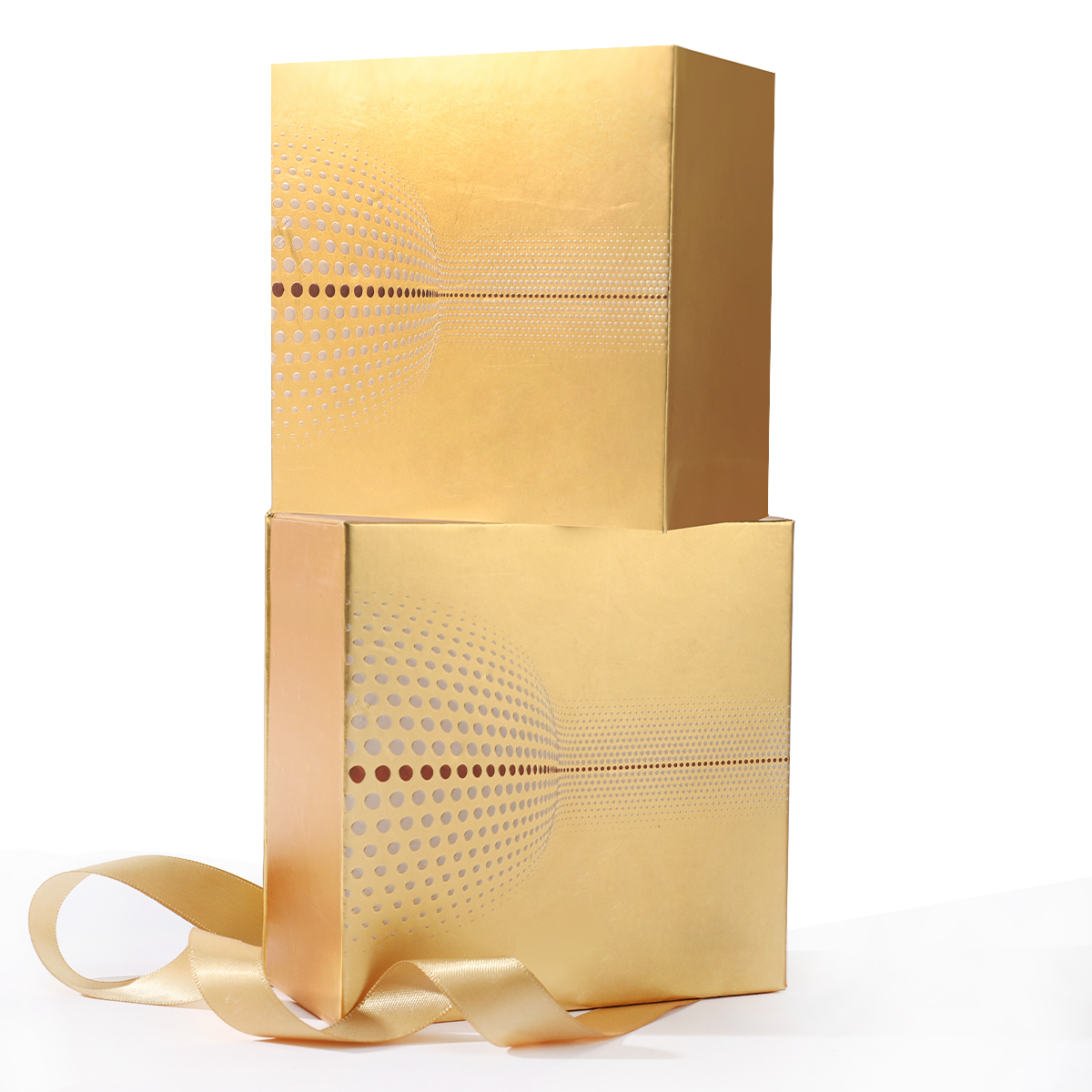 Compact Powder With Gold card Box Mockup