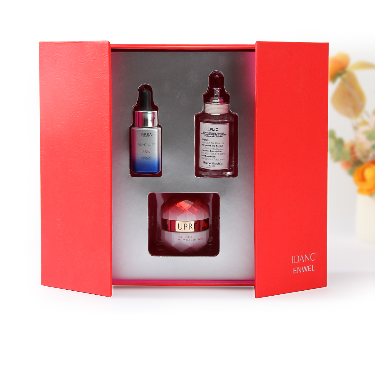 Double door skin care gift box set