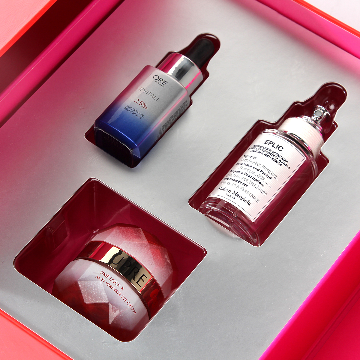 Double door skin care gift box set