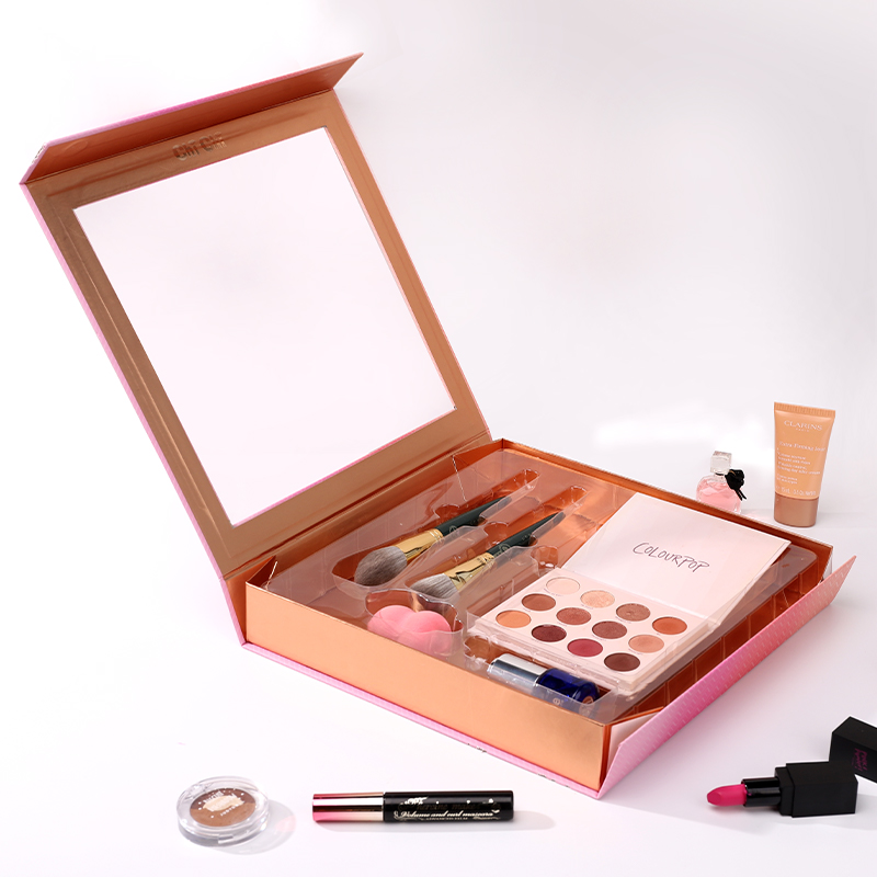 Makeup brushes Magnetic Box box with clear window