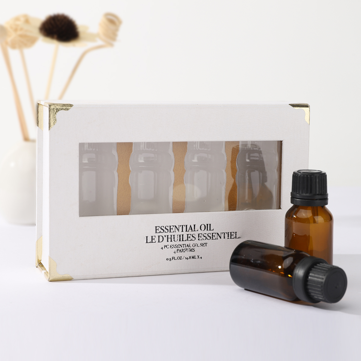 Magnetic packaging box Skin care essential oil magnet Box
