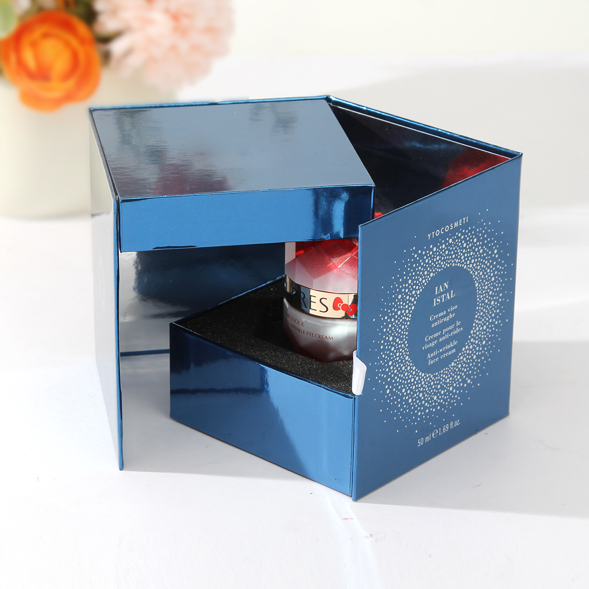 high-end lipstick gift box design square lipstick packaging box