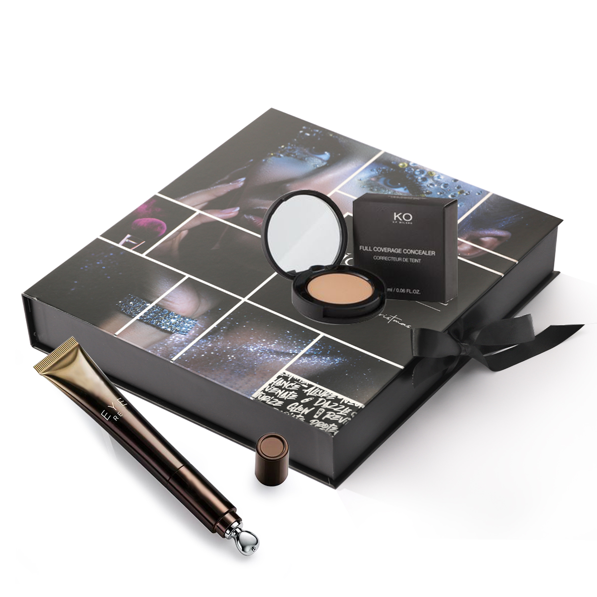 Black custom classic Countdown Calendar makeup blind box