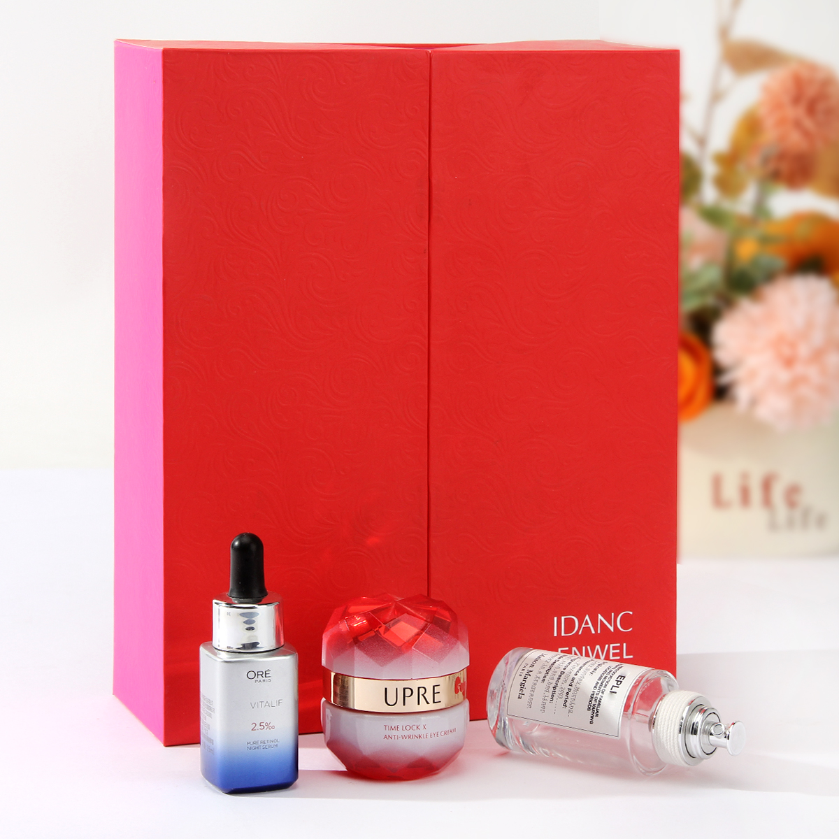 Double door skin care gift box set