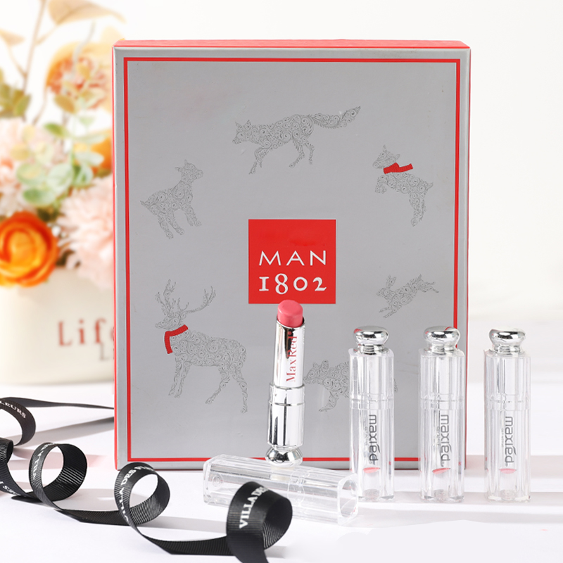 Lipstick 10 Small Sample Pink Lips Lipstick Gift Box Set 