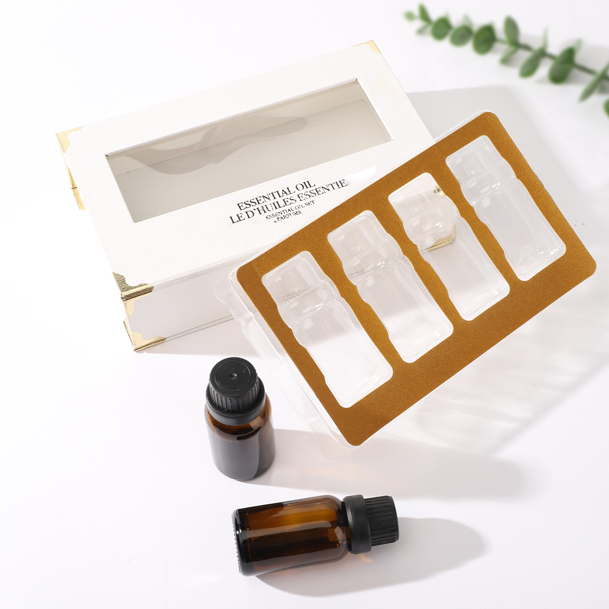 Magnetic packaging box Skin care essential oil magnet Box