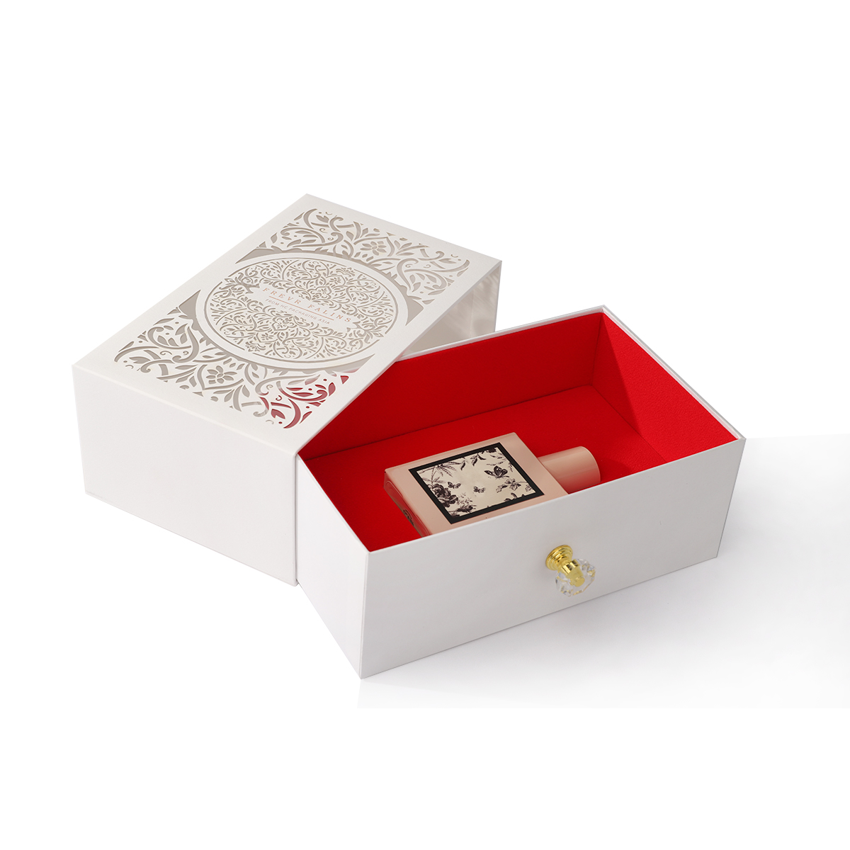 Customized Perfume hollow Gift Box Packaging