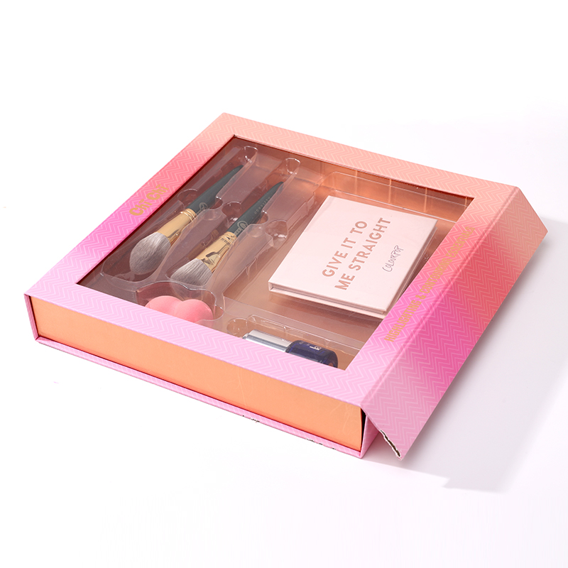 Makeup brushes Magnetic Box box with clear window