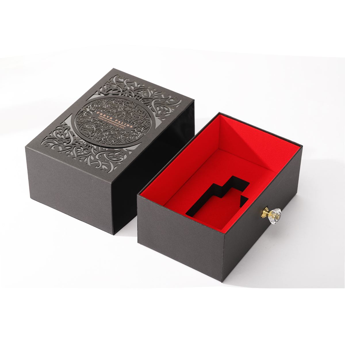 High-End Black Perfume Box Packaging