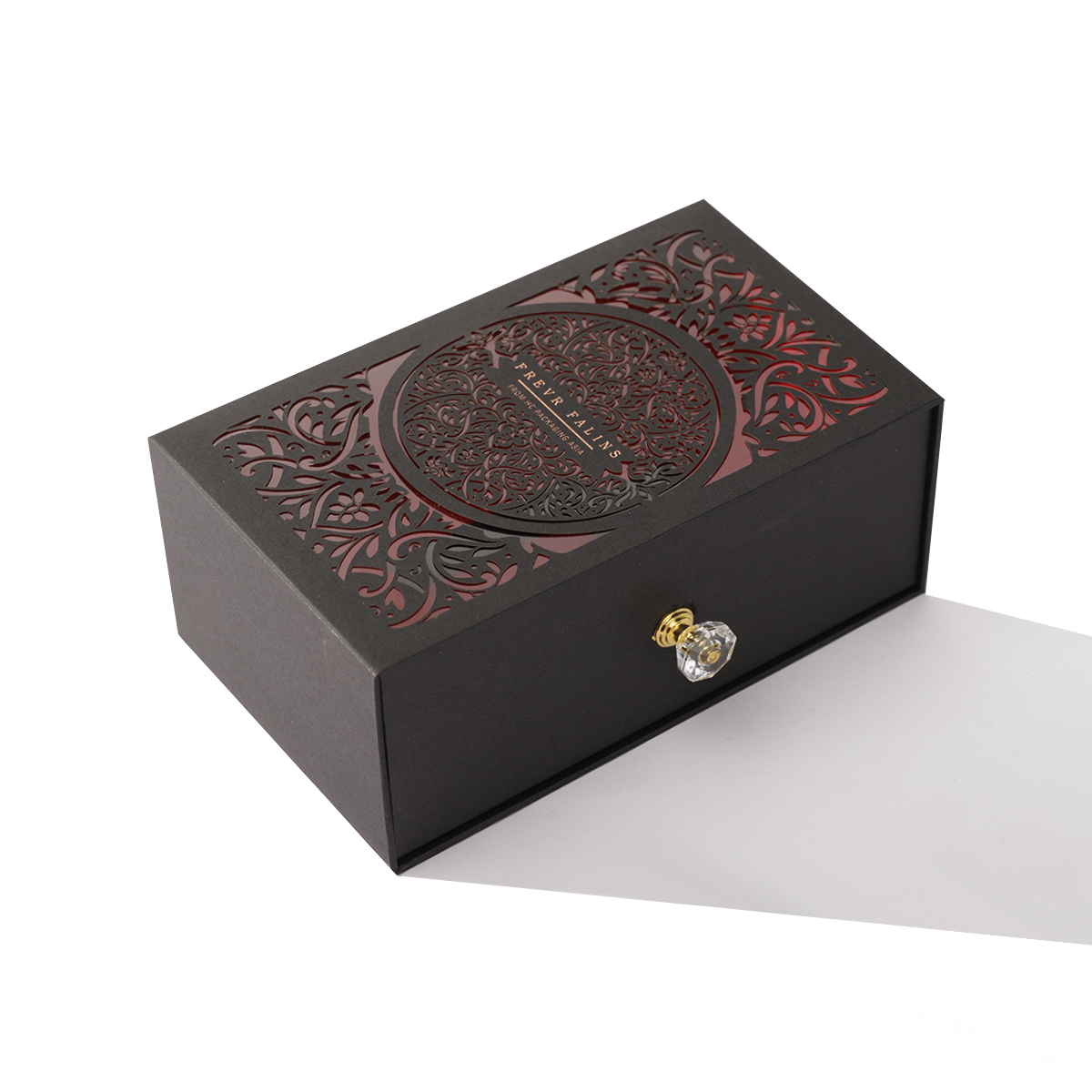 High-End Black Perfume Box Packaging