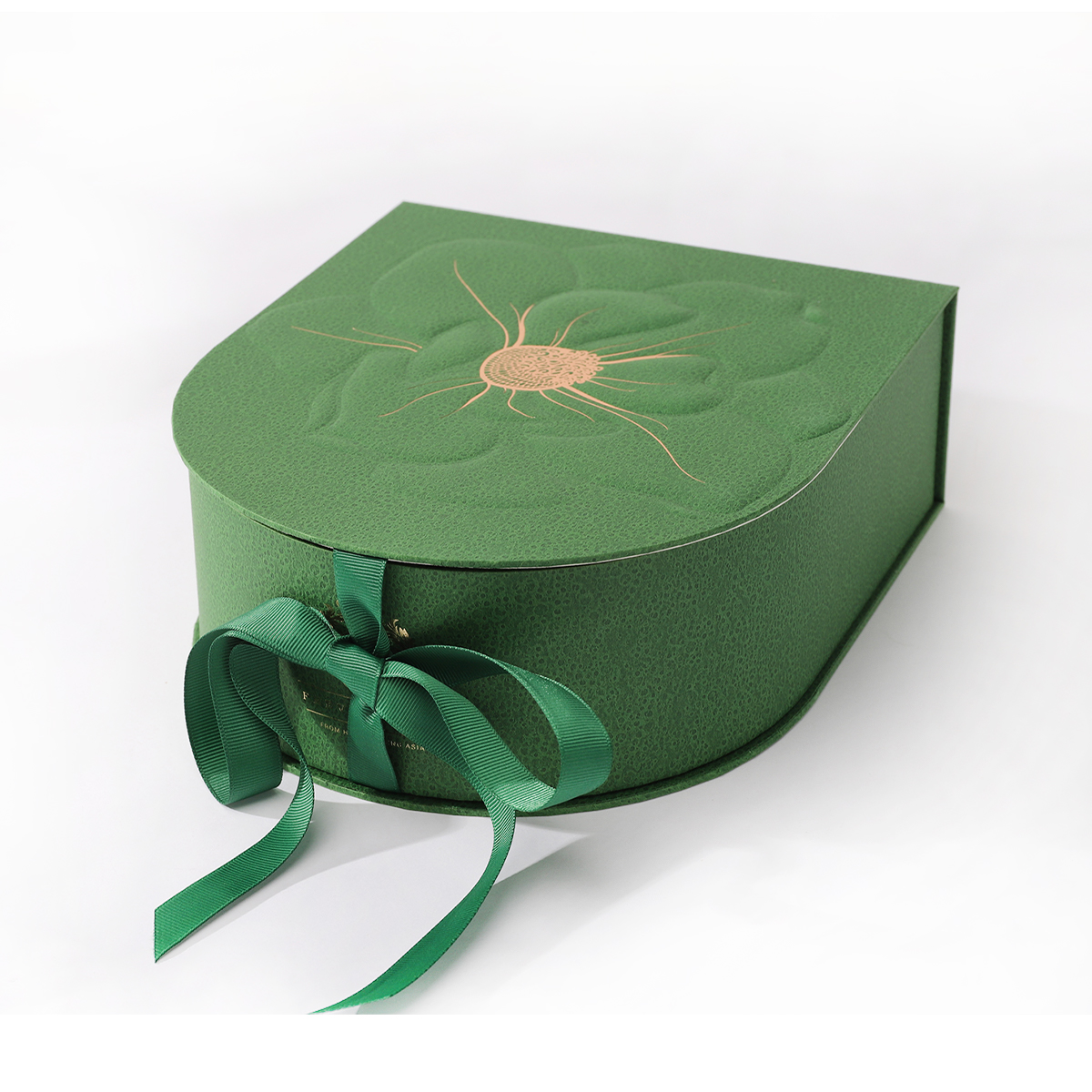 Special-shaped perfume gift box with ribbion