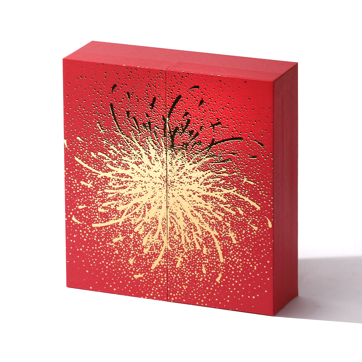 Red perfume boxes design 